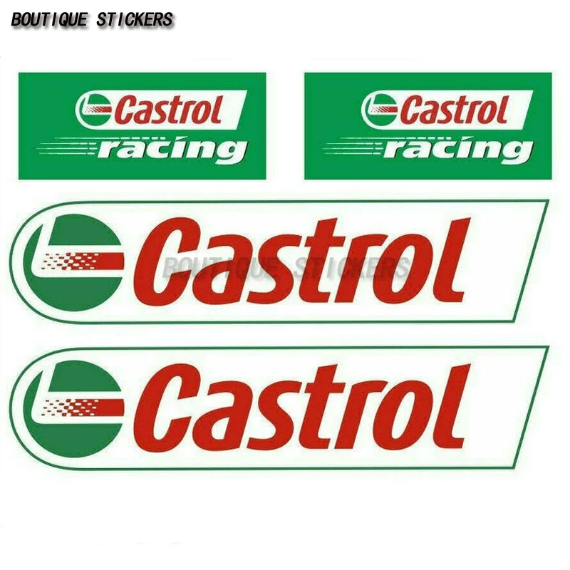Bellissimo Adesivo Per Auto Castrol Oil Racing Sponsor Adesivo Per Auto Da Moto Adesivo Combinato In Pvc Impermeabile