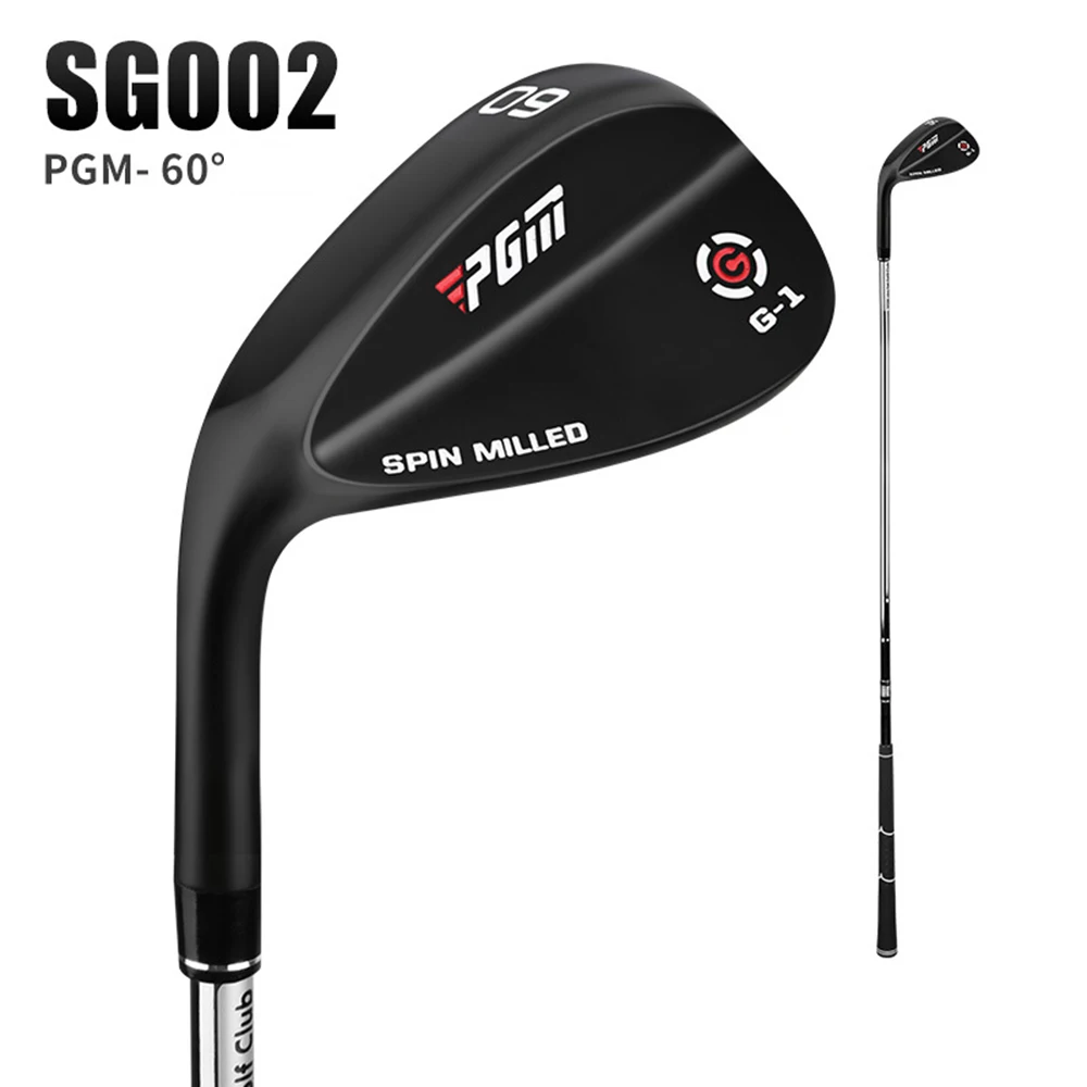

PGM Golf Clubs Sand Wedges Clubs 56/60 Degrees Silver Black with Easy Distance Control SG002