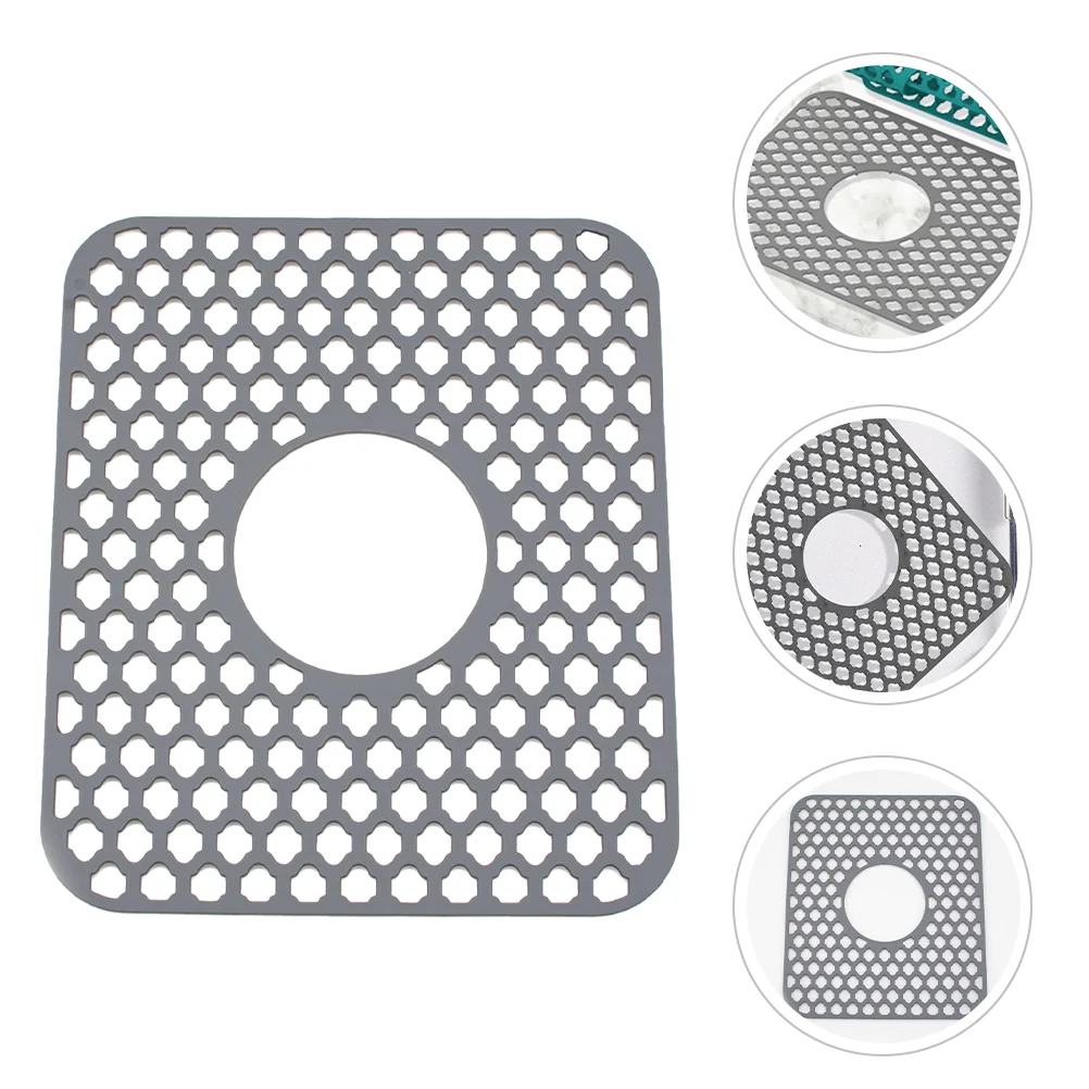 

Kitchen Sink Mat Silicone Protector Fast Draining Mat Dishes Drain Mat Sink Drain Pad Anti Scratch Filter Pad Bar Counter Pad