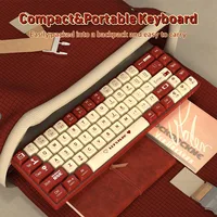 AK680 Wired Gaming Mechanical Keyboard 68 Hot Swappable Keys Ergonomic E-sports Office Keyboard for PC Laptop Type-C USB Gaming