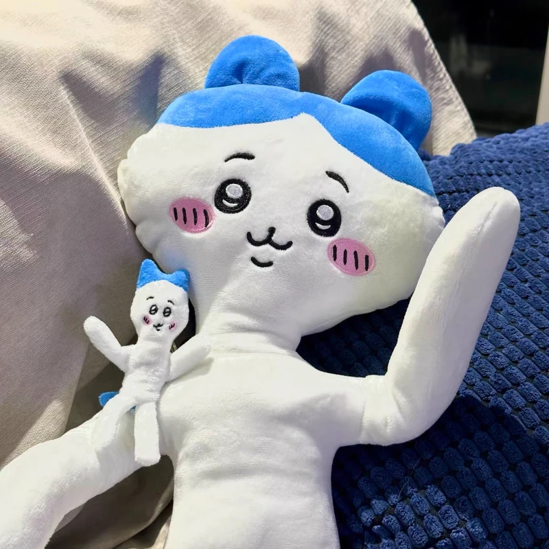 

Kawaii 60 см Chiikawas плюшевая анимэ кукла Hachiware Милая MINISO Usagi из мультфильма из мягкого плюша большая кукла диван декоративная игрушка Подарки для девочек