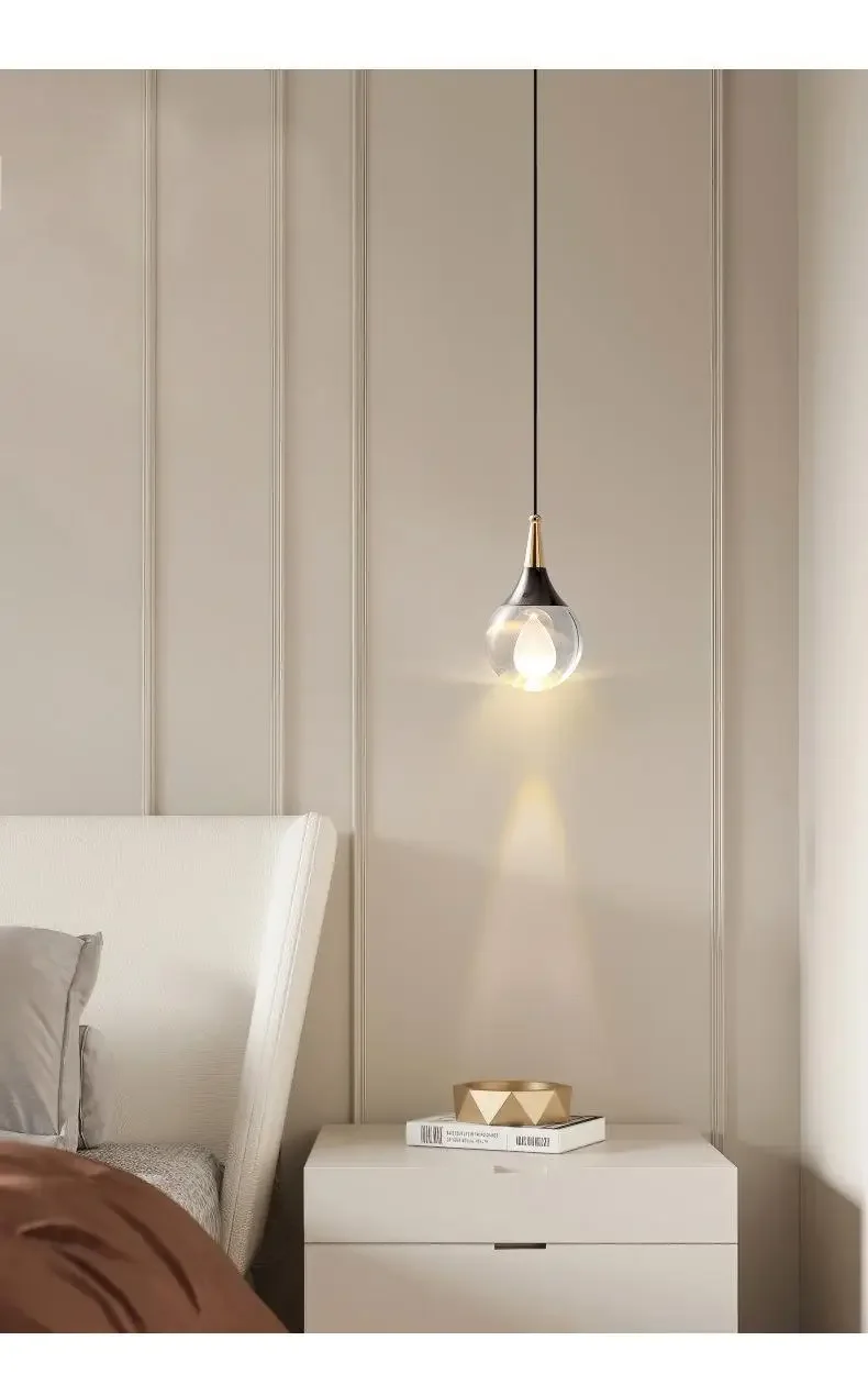 Description Picture 6 of itemEurope Restaurant Decor Crystal Led Ball Pendant Light Sconce Night Lamparas Bedroom Kitchen Chandelier Lamp Dining Room Lights