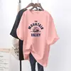 Summer New T-Shirt Female Short-Sleeved Maternity Wear New Love Cotton Mid-Length Loose Maternity T-Shirt Sweater Maternity Tops 5