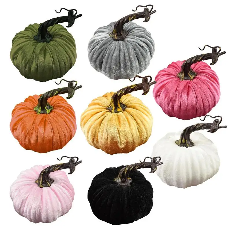 

Simulated Pumpkin Decoration Thanksgiving Harvest Festival Ornaments Halloween Pumpkin Ornaments Props Vegetable Cabinet Display