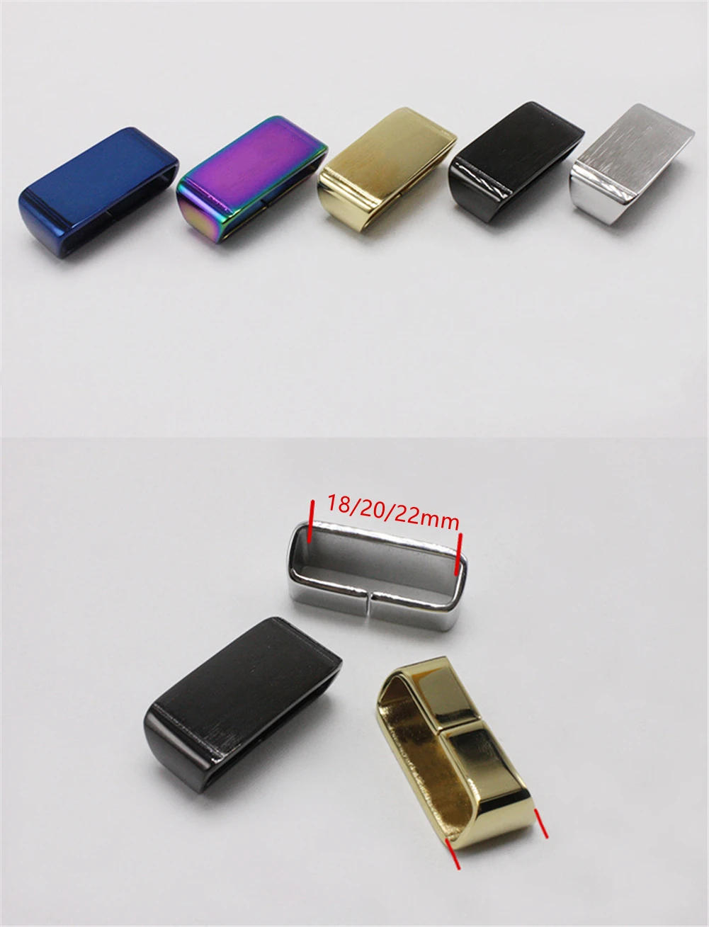 18Mm 20Mm 22Mm Fibbia Ad Anello In Acciaio Inossidabile Per Casio G-Shock Ga-110 Gd-100 Gg-1000 Dw-5600 Gg-1000 Supporto Ad Anello In Metallo Per Orol