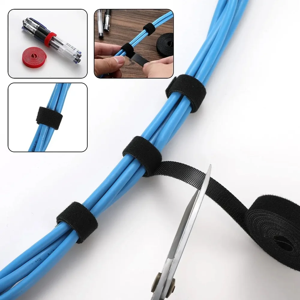 Ultimate 173-Piece Cable Management and Organization Kit for Home, Office, and Car