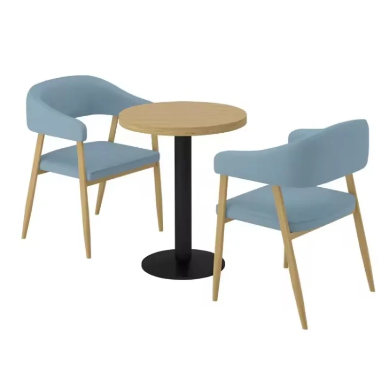 Modern Cafe Shop Restaurant Furniture Chairs Booth Seating PU Wood for Dining Bar Pink Chair Nordic Chair Кресло Для Гостиной