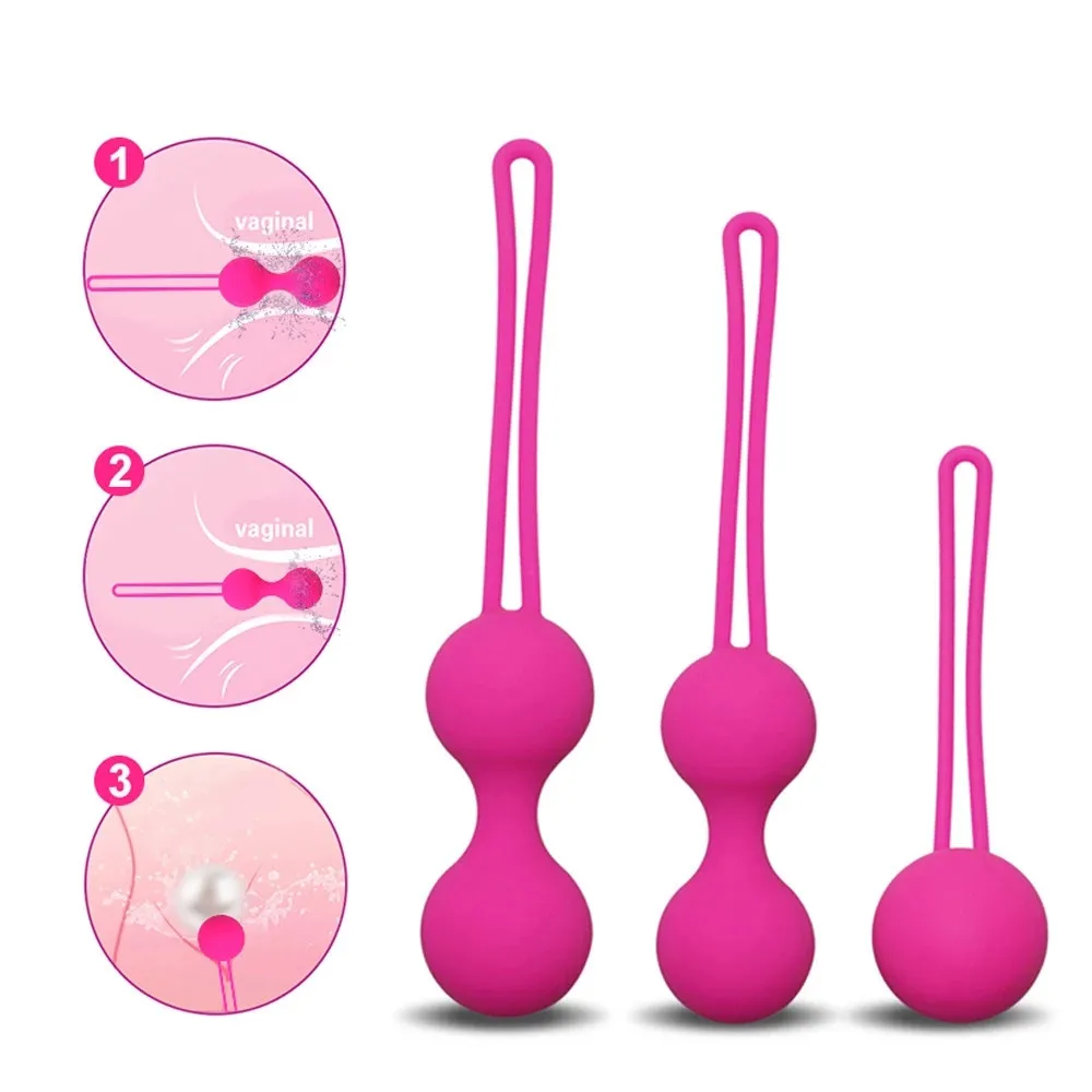Beads Vaginal Ball Sex Toys for Women Silicone Smart Geisha Kegel Ball Simulator Vagina Chinese Ben Wa Ball Tightening Exerciser S82d305e9f71b453b8e86c582b1ae4ec1u