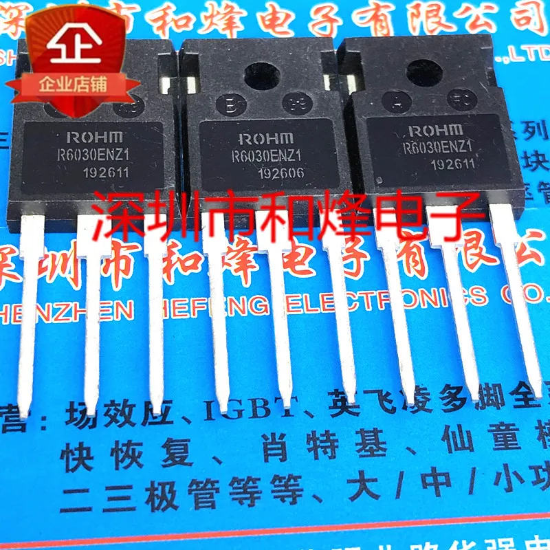 

Бесплатная доставка, R6030ENZ1 TO-247 600V 30A 20 шт.