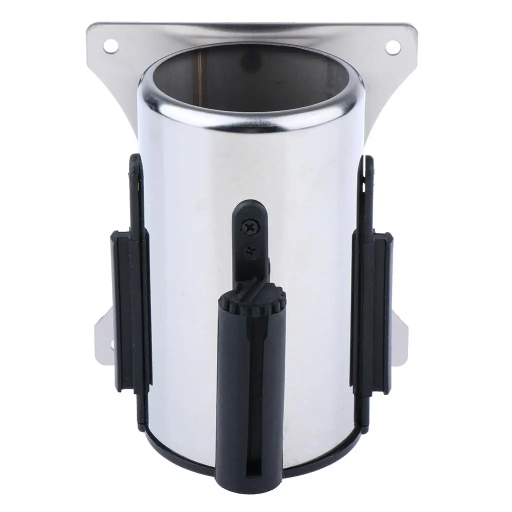 Stanchion Queue Barrier Wall Mount Crowd Control Retractable Ribbon