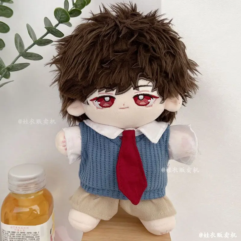 Cotton doll clothing 20cm college style superior school uniform 20cm set no attribute doll changing 3