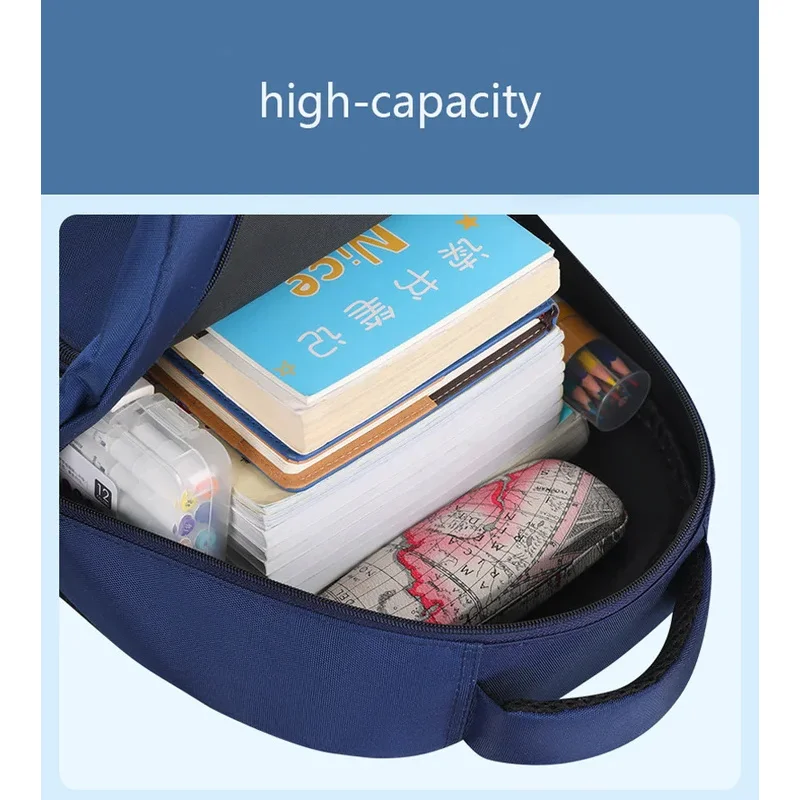 Children's Burden Reduction Backpack Boy Astronaut School Children's Backpack Waterproof Primary School Backpack