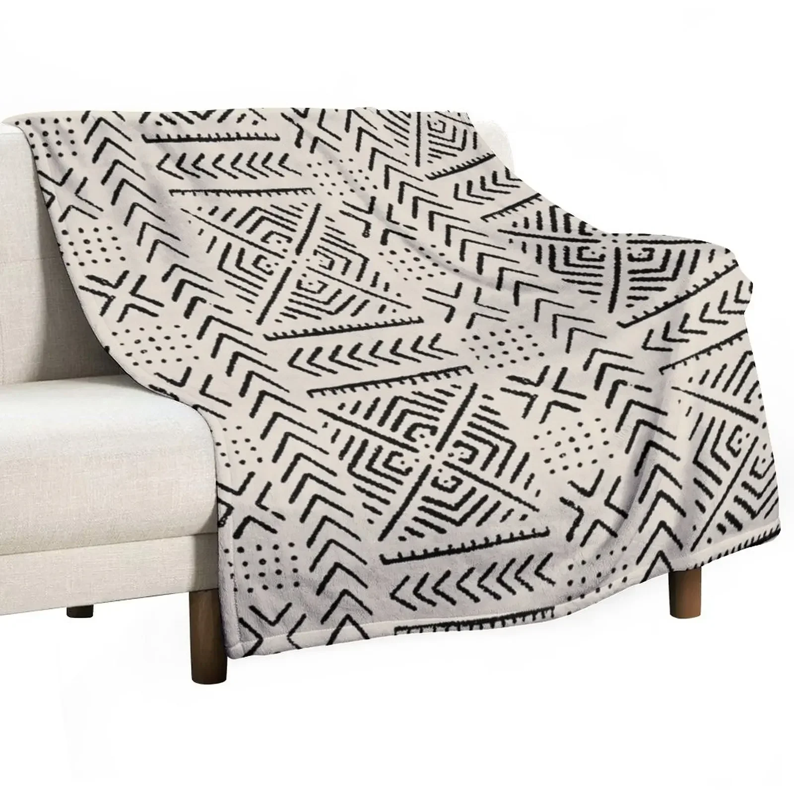 

Line Mud Cloth // Bone Throw Blanket Fashion Sofas Soft Plaid Blankets