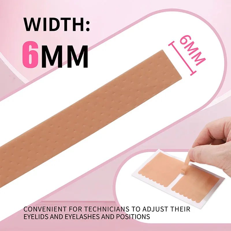 Eyelash Accessories 10Pcs Eyelash Extension Under Eye Pad Tape for Grafting Lashes Lint Free Eyelid Tape Sticker Paper
