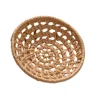 Rattan Material Storage Basket Woven Basket Fruit Vegetable Bread Container Display Basket Home Storage ganization 6