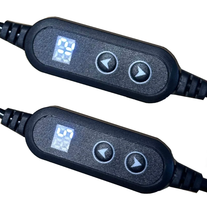 USB C to DC5525 Power Cord Wire Type C to 5.5x2.5mm Voltages Adjustment Cable
