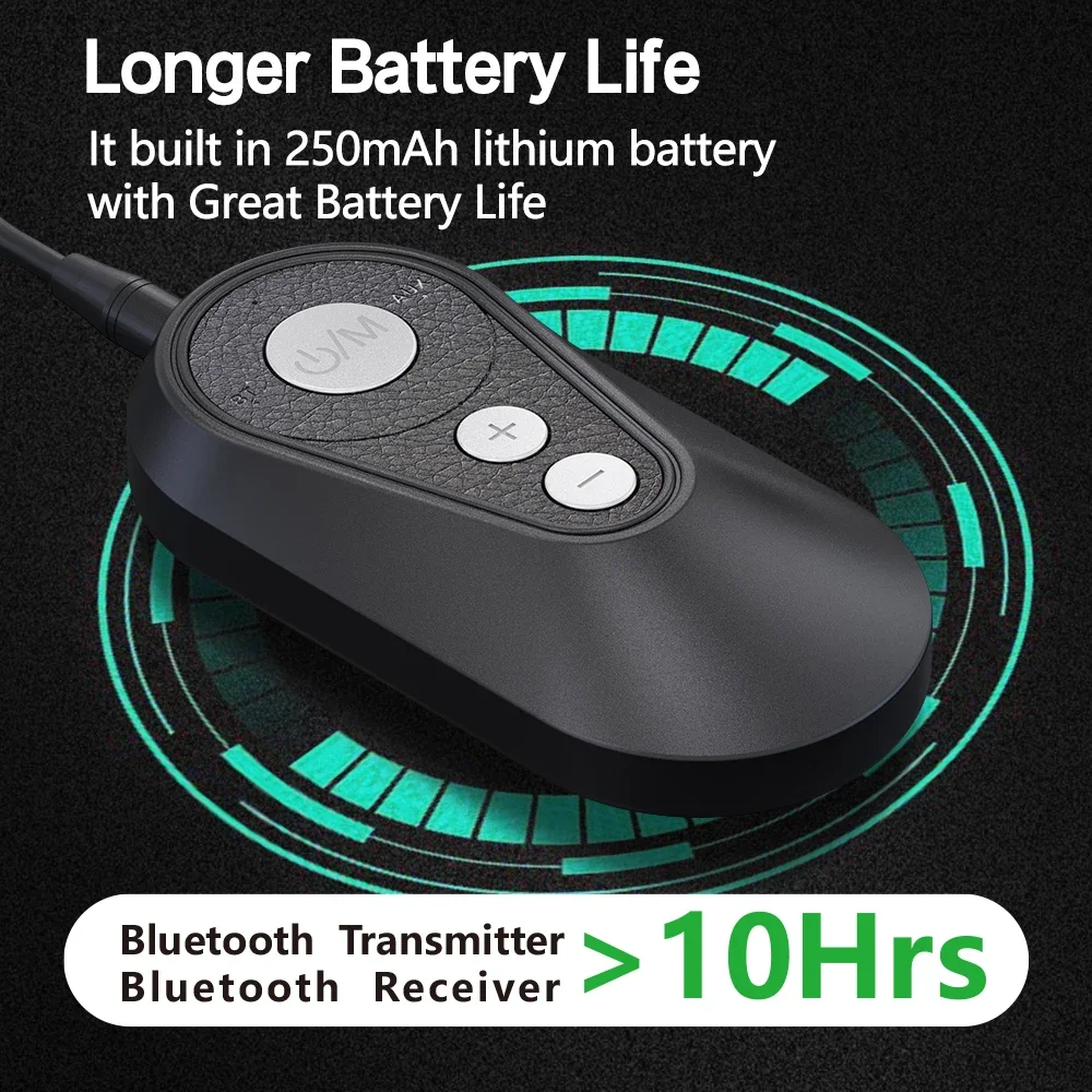 Audio Transmitter Receiver for Guitar Wireless System Support 1-to-N Receivers USB Rechargeable for Electric Guitar Bass