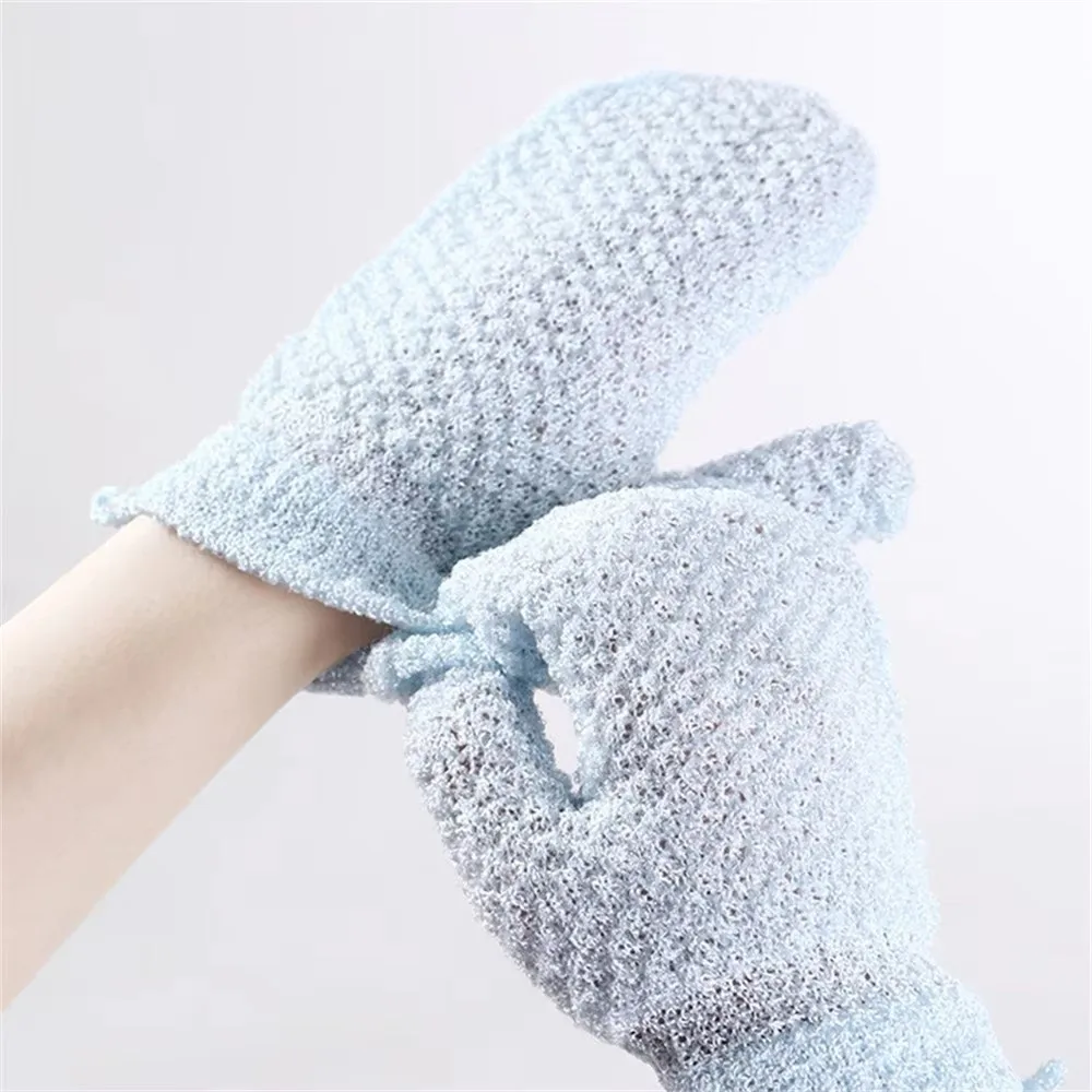 Portable Household Scrub Bath Gloves Rubbing Clay Artifact Finger Multifunctional Decontaminating Bath Gloves Finger Wrap