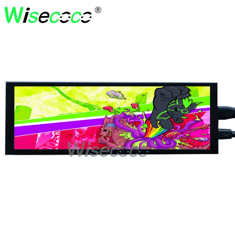 Wisecoco LCD  Ʈġ  ,    Ʈ  , Aida64 Ʈ, 7.84 ġ, 1280x400
