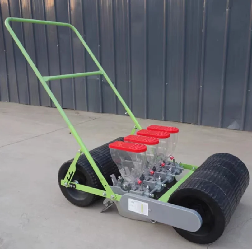 

Multifunction Vegetable Seeder, Manual Grain Planter, Economic and Practical Agricultural Machinery 4Rows Seeder
