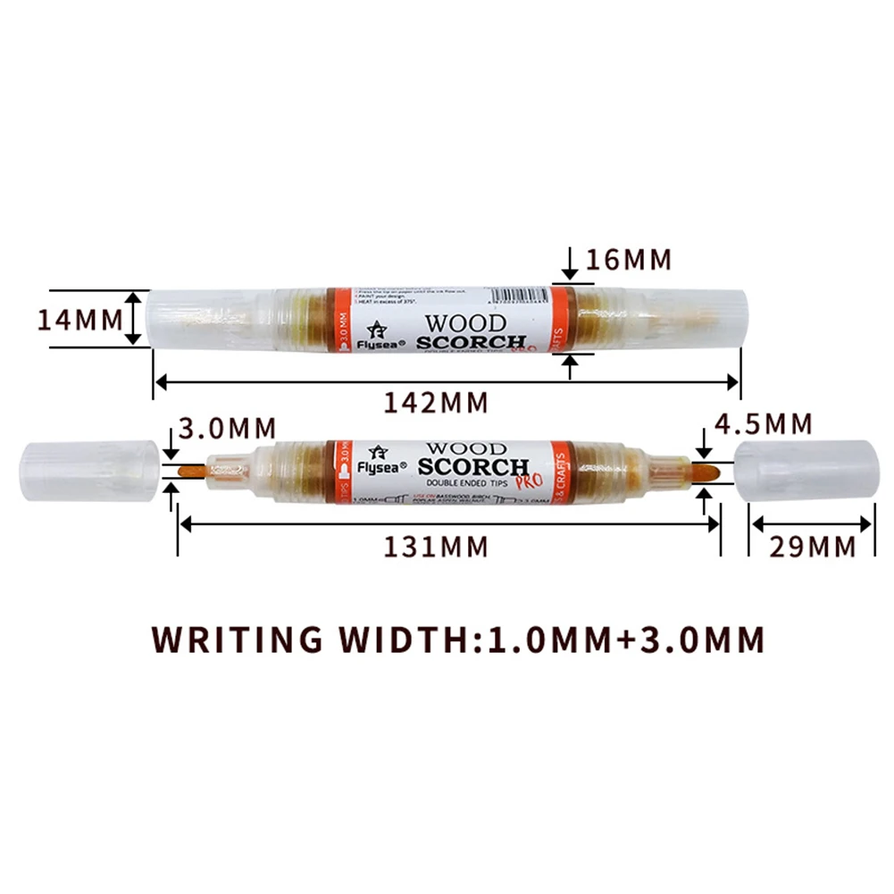 Scorch Marker Chemical Wood Burning Pen For Project Painting DIY Craft Project Woodworking Art Painting Marker Pen