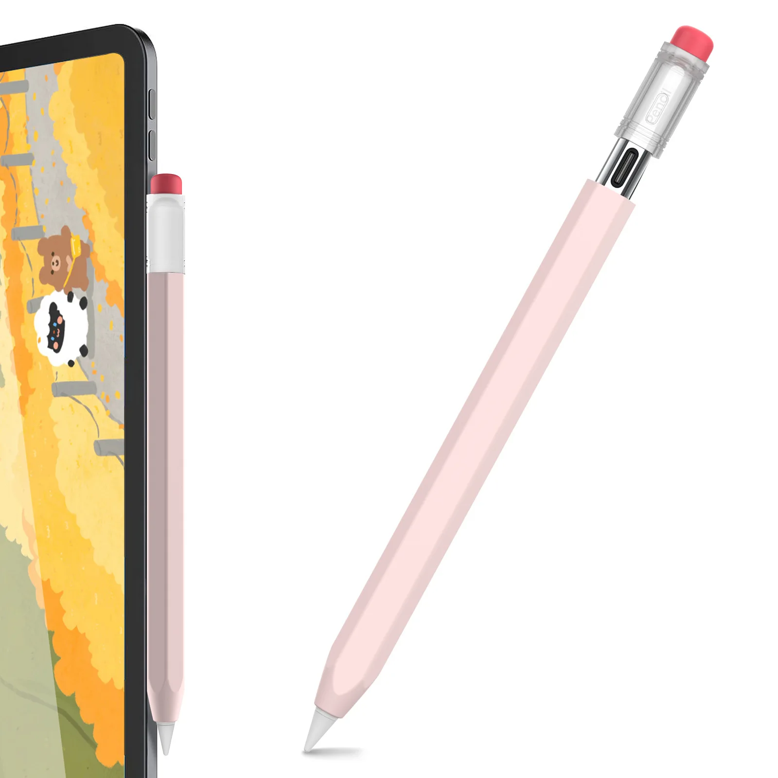 Silicone Protective Cover for Apple Pencil 3 USB C for IPad