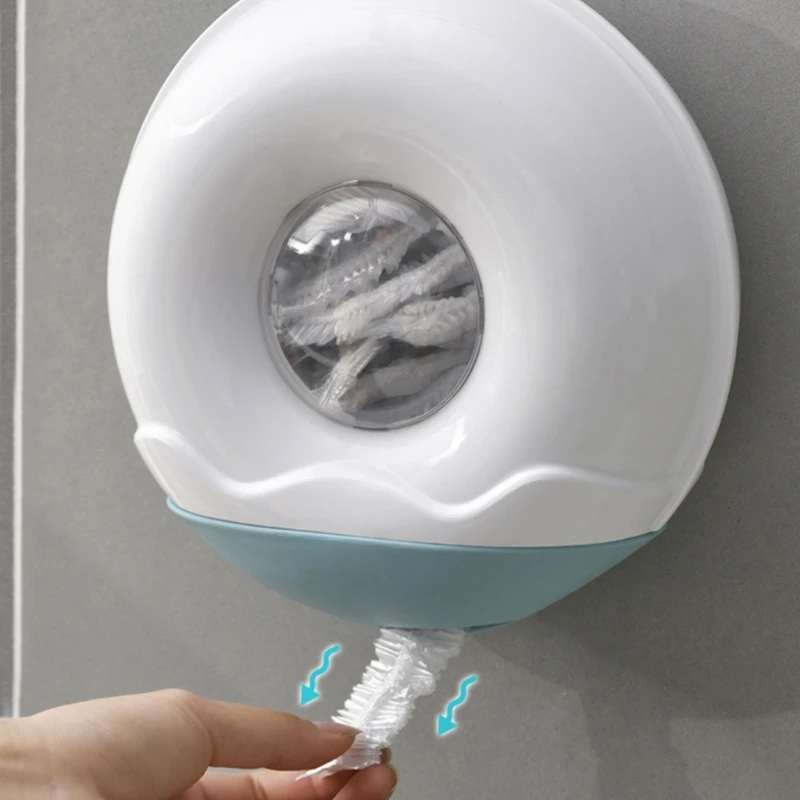 

Wall Mounted Keeping Bag Storage Box Plastic Wrap Elastic for Bedroom Dormitory Closet Kitchen Organizer