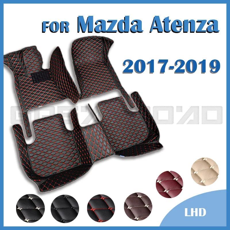 

Car Floor Mats For Mazda Atenza 2017 2018 2019 Custom Auto Foot Pads Automobile Carpet Cover Interior Accessories