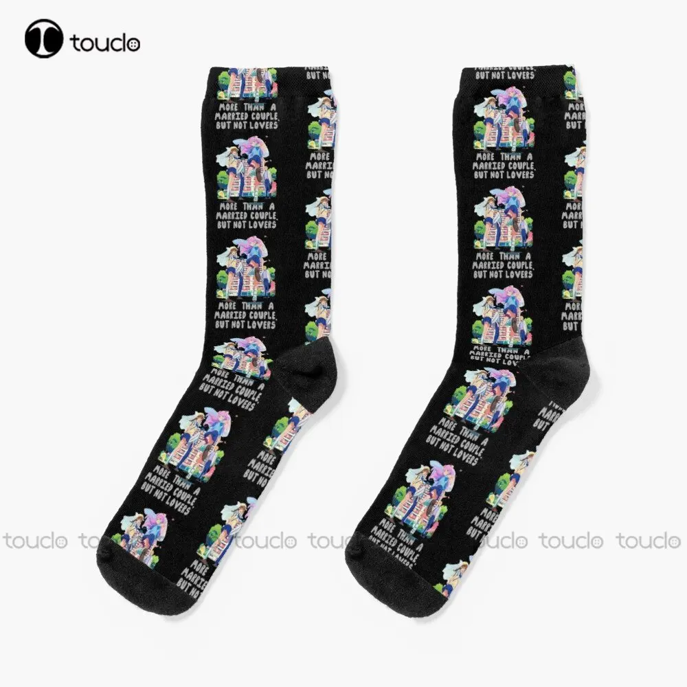 

More Than A Married Couple But Not Lovers Socks Slipper Socks For Women 360° Digital Print Custom Gift Streetwear Cartoon