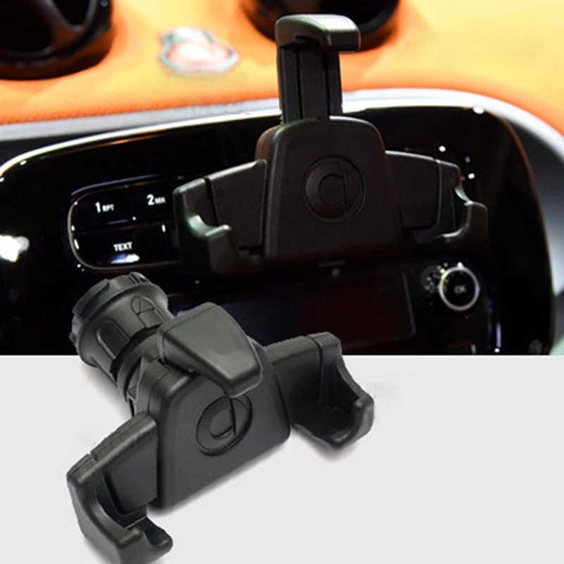 ZHFF Navigationsstil Autotelefonhalter für Smart 453 Fortwo Forfour  2015-2019 GPS-Halterung Versteckter Ständer Navigation Innendekoration