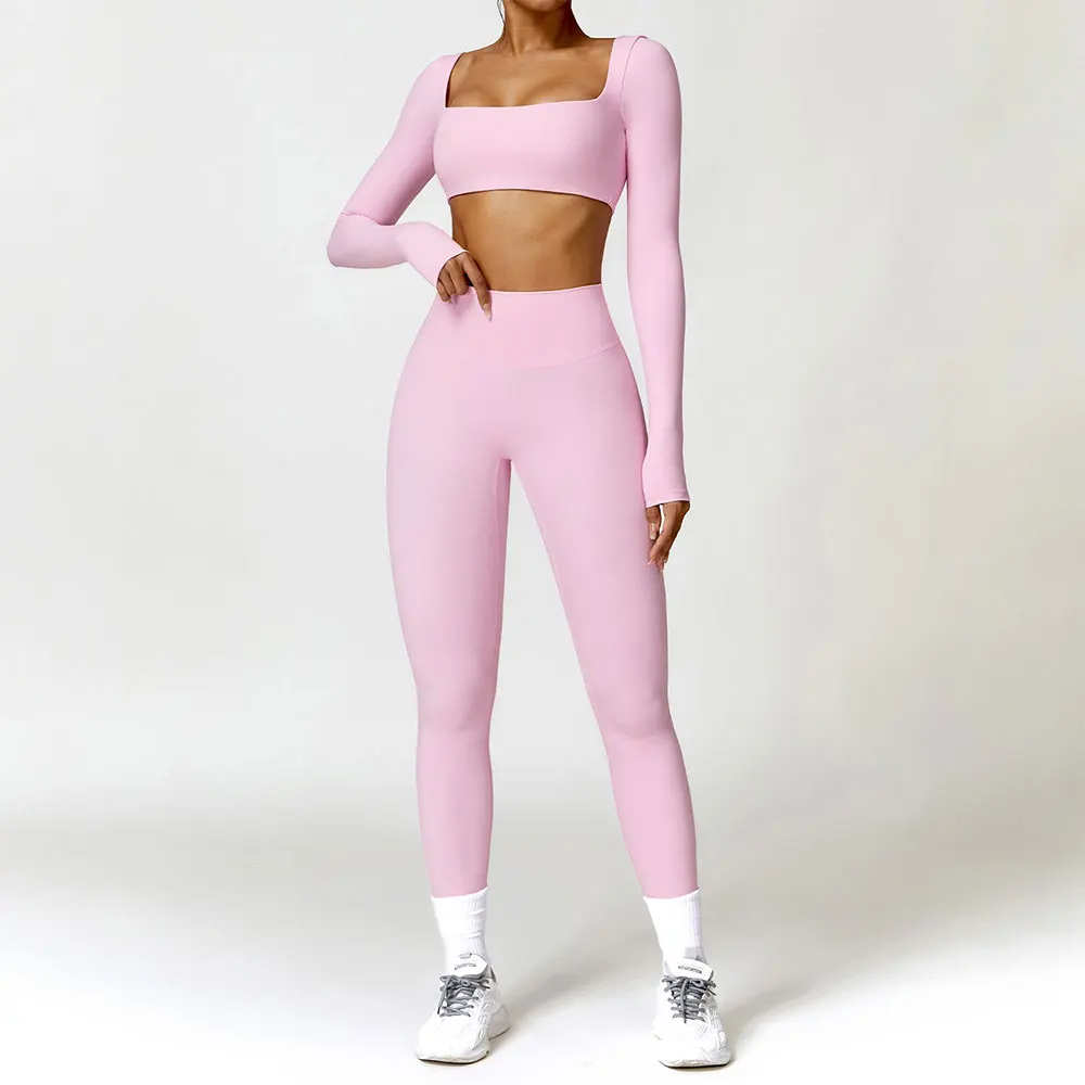“Elise” Sexy Padded Sports Bra and Leggings Activewear Set