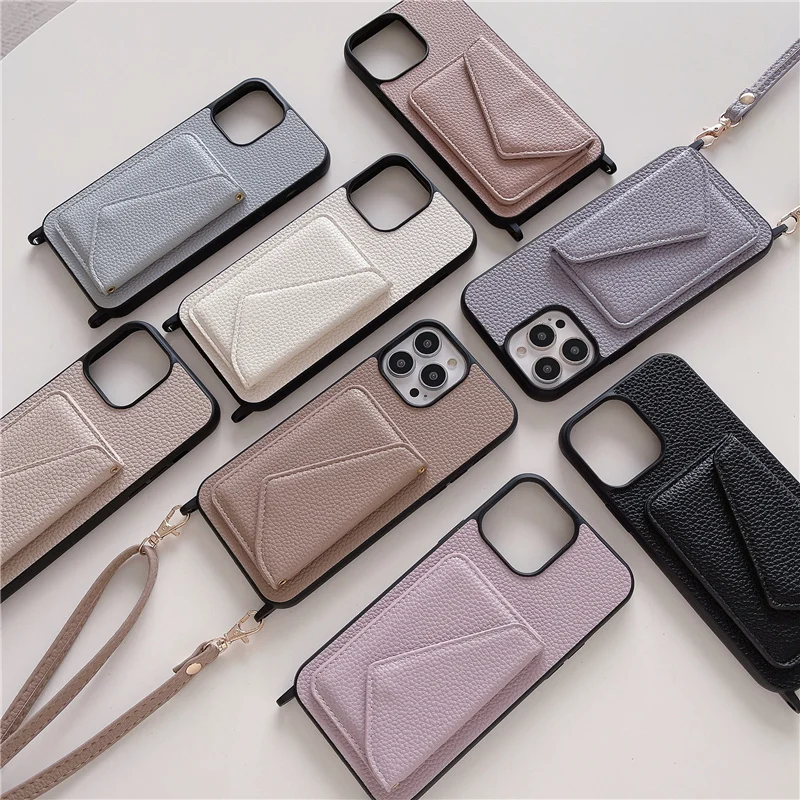 Leather Crossbody Bag Wallet for iPhone 14/ Bag with Built in Wallet on Shoulder Strap for Women/ Brown - 1010. Made in Ukraine