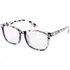 Retro Plastic Reading Glasses Black Leopard Rectangle Presbyopia Eyeglasses Anti Eyestrain Reading Glasses Readers 5