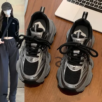 Fashion Platform Sneakers for Women Casual Non Slip Thick Sole Sports Shoes Woman Comfortable Casual Sports Shoes Zapatos Mujer 1