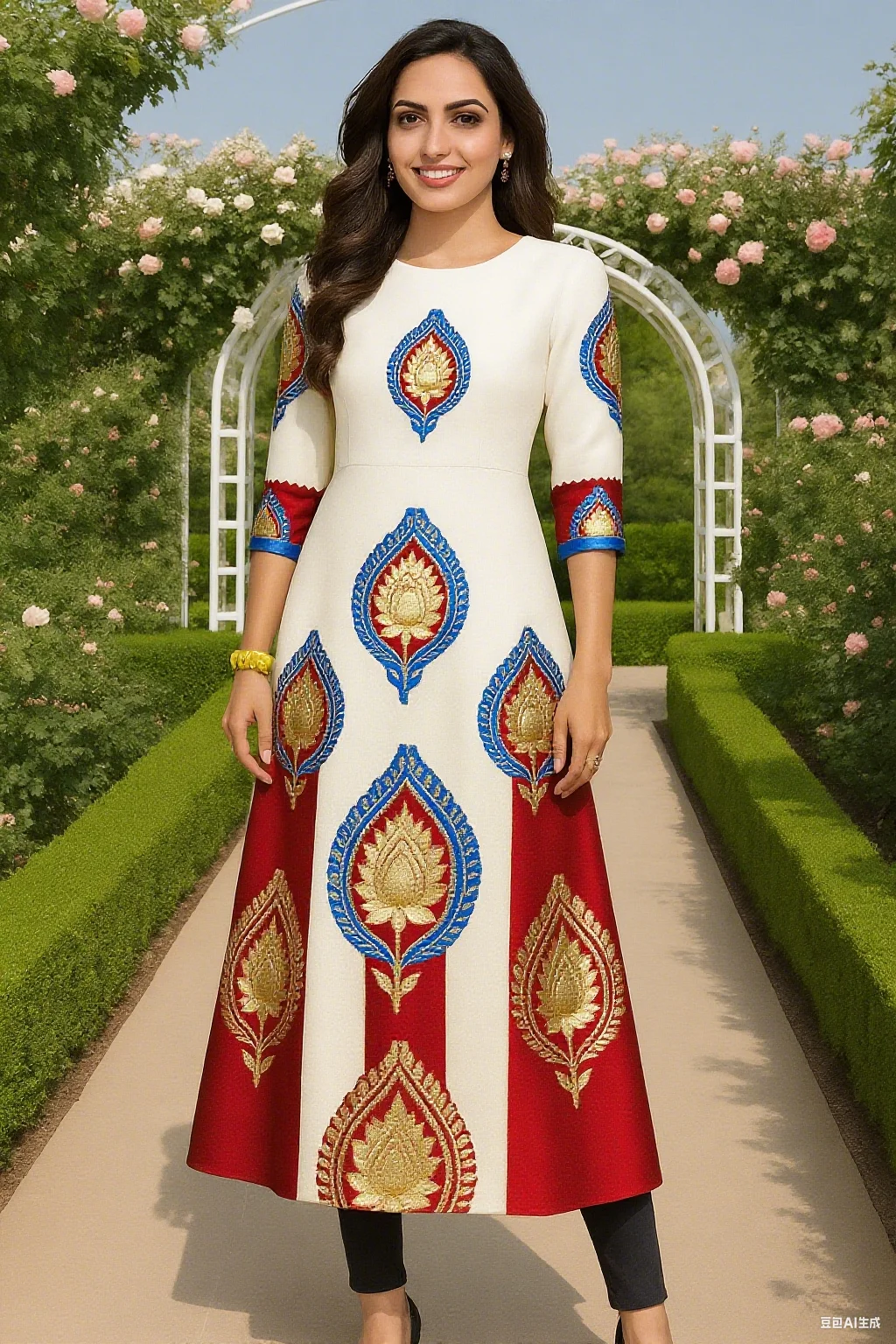 Muslimische Frauen Casual Bequeme Kurt Kleid Gerade Rohr Ethnische Pfau Frauen Türkische Kleid Abaya Schlitz Saum Luxus Abaya Dubai – Detail 10