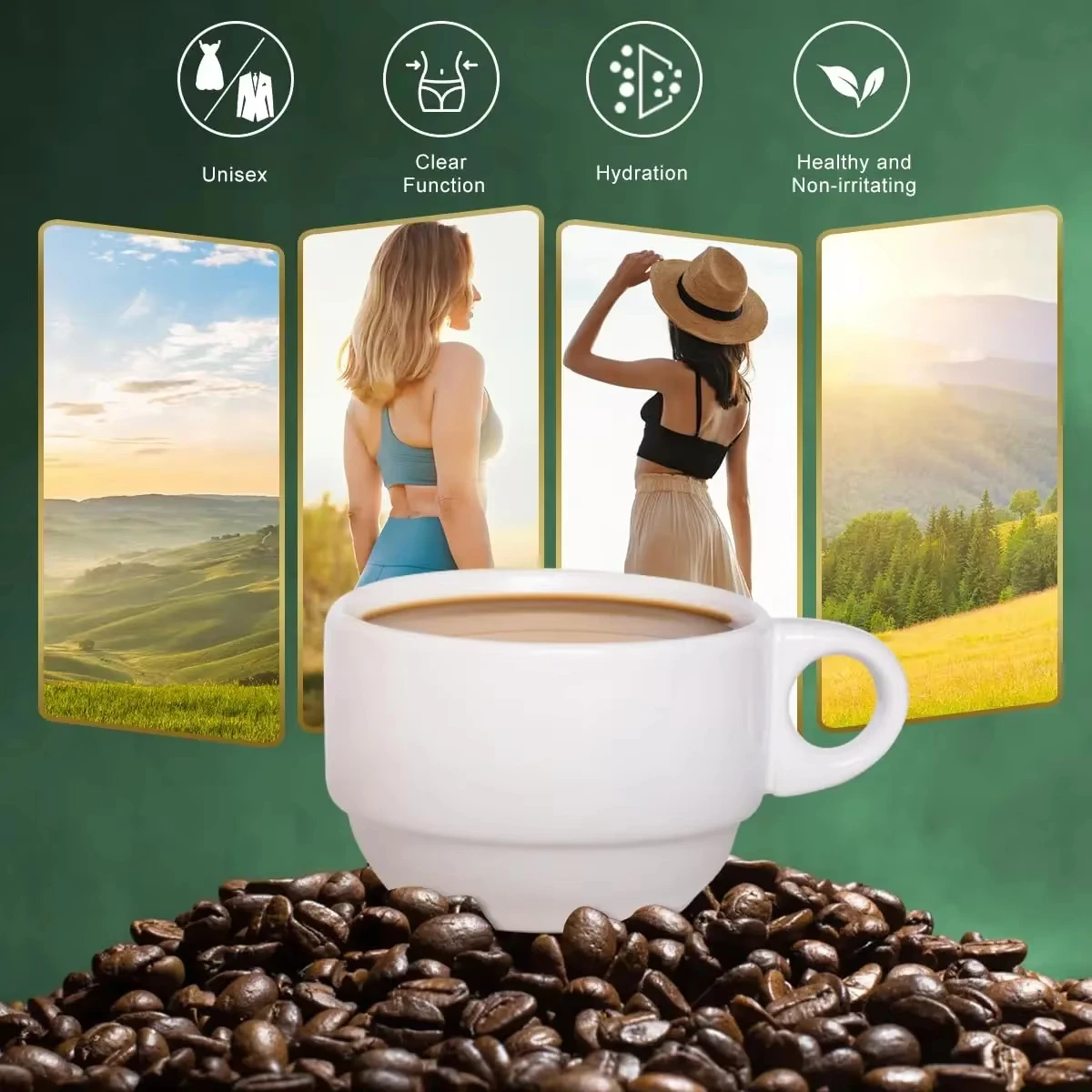 2 Boxs 18 Pcs/Box Natural Herbal Premium Slim Green Coffee Bean Extract Powder Super Safe Weight Loss Fast Sliming Products