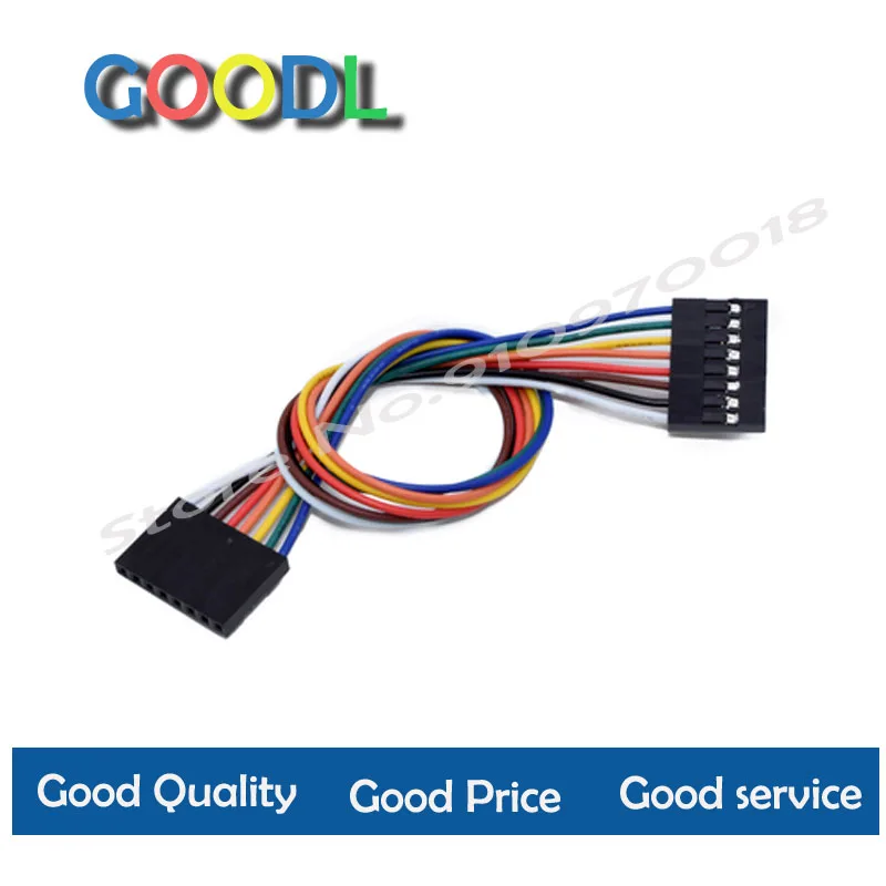 Description Picture 3 of item5PCS 2.54mm 2.54 dupont wire female to female 1p2 3 4 5 6 7 8 9 10  pin dupont cable connector cable jumper wire to pcb