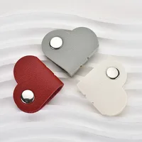 Mini Heart Shape Cable Organizer Vintage Earphone Wire Data Line Clips Cable Winder Tie Cable Management Cord Organizer Office 2