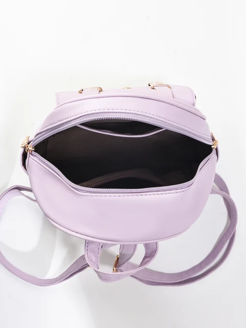 Stylish Mini Backpack - Premium PU Leather, Compact Daypack for Daily Essentials, Versatile and Practical for Multiple Occasions 5