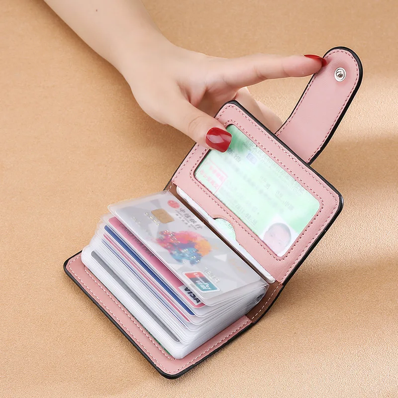 LAYRUSSI New Fabric Coin Purse Women Double Zipper Small Wallet Key Pouch  Travel Card Holder Fashion Female Vintage Coin Bags