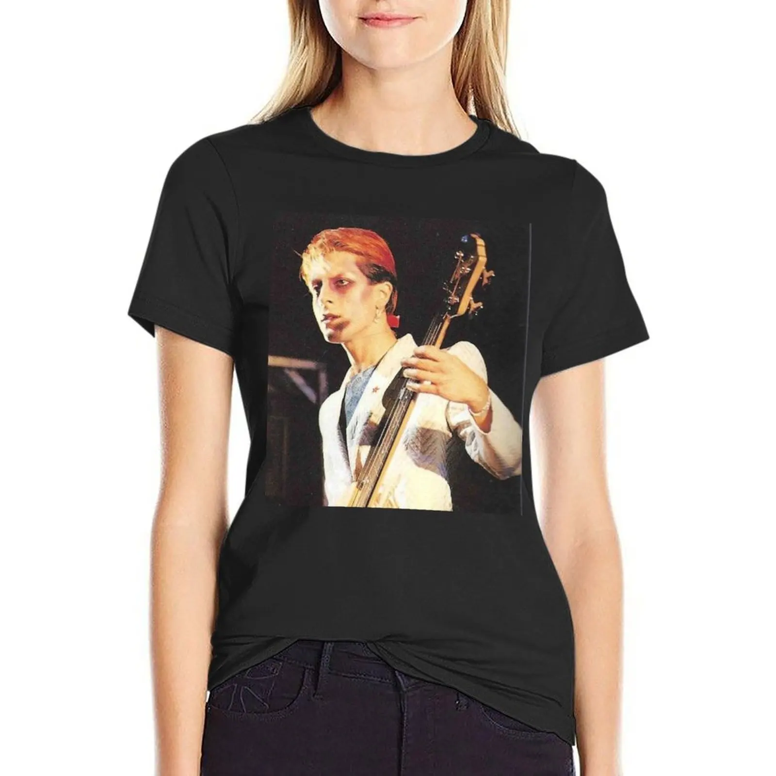 Maglietta Mick Karn Magliette Carine Magliette Grafiche In Cotone Da Donna