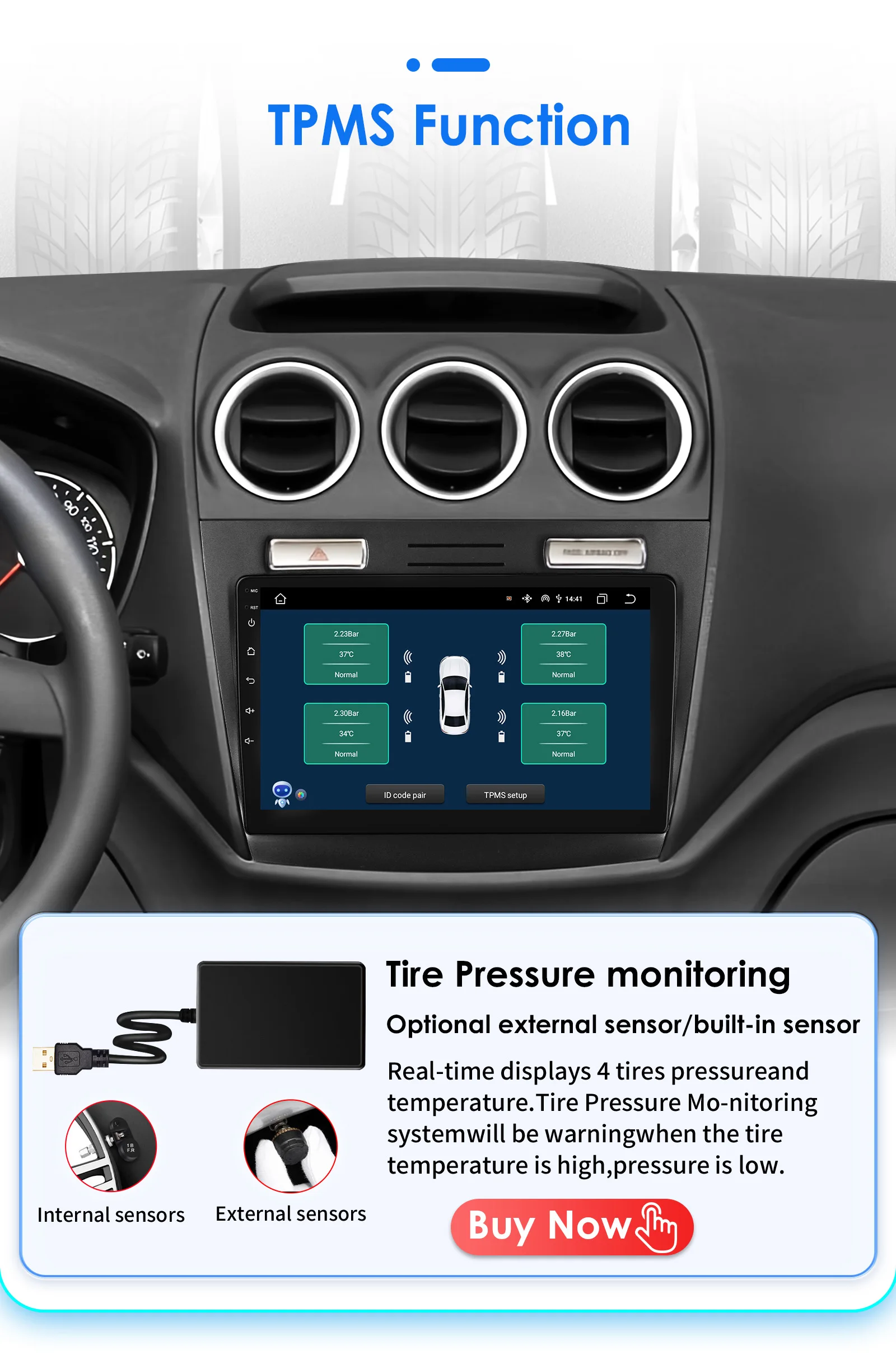 10.1 "hizpo 2din carplay android auto autoradio für ford transit connect tourneo connect-bt 4g swc rds dsp gps navi – Detail 26