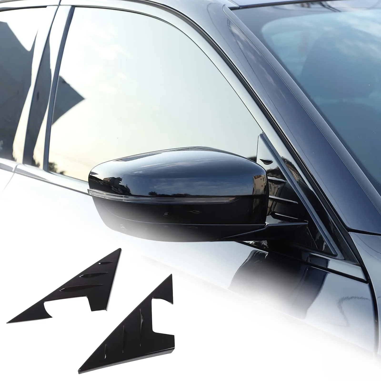 

For BMW 3 Series G20 2020+ ABS Carbon Fiber Style Car Rearview Mirror Triangle Spoiler Appearance Sports Package