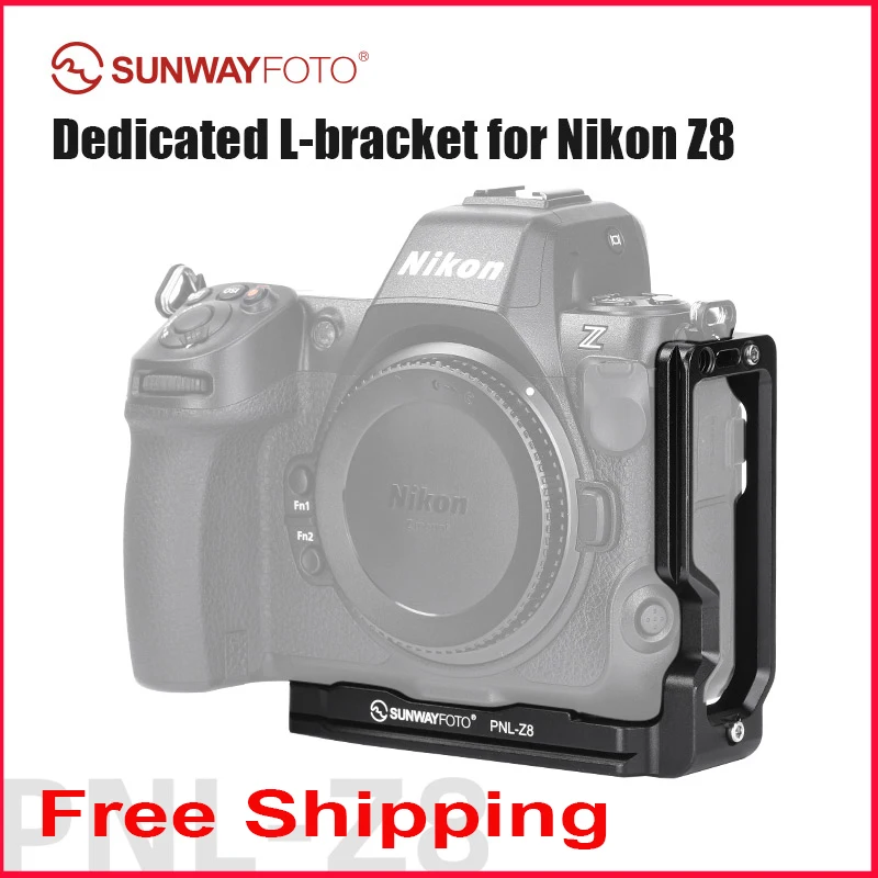Sunwayfoto Pnl-Z8 L-Staffa Per Nikon Z8 Dslr Arca Swiss Piastra A Sgancio Rapido Accessori Per Fotocamere