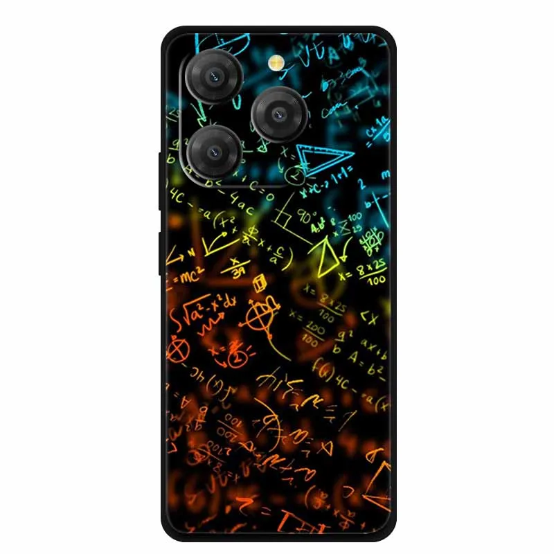 Black Silicone Protective Case for Smartphone - Durable TPU Cover