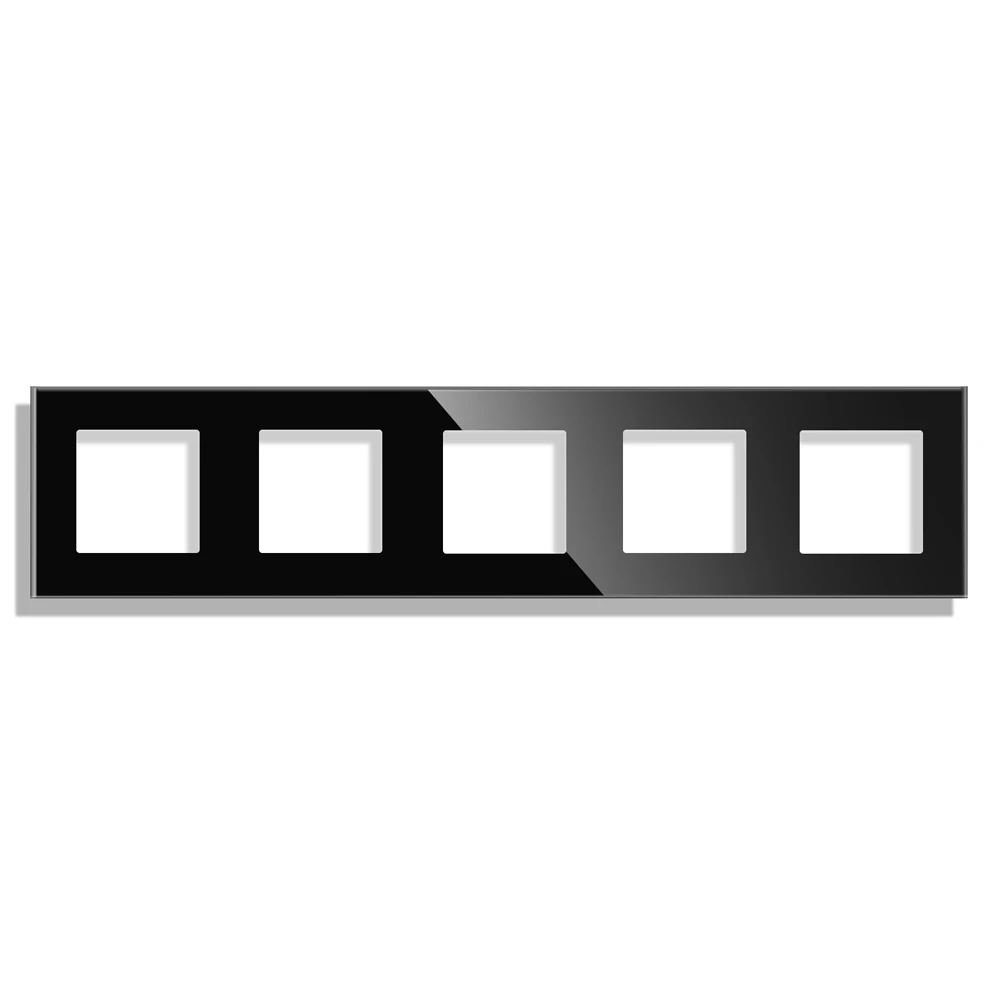 S82d52bfc4e944efc866280965d396e21g Bingoelec DIY TV Satellite USB Button Switch EU UK Standard Sockets Crystal Glass Frame Panel Free combination Home Improvement