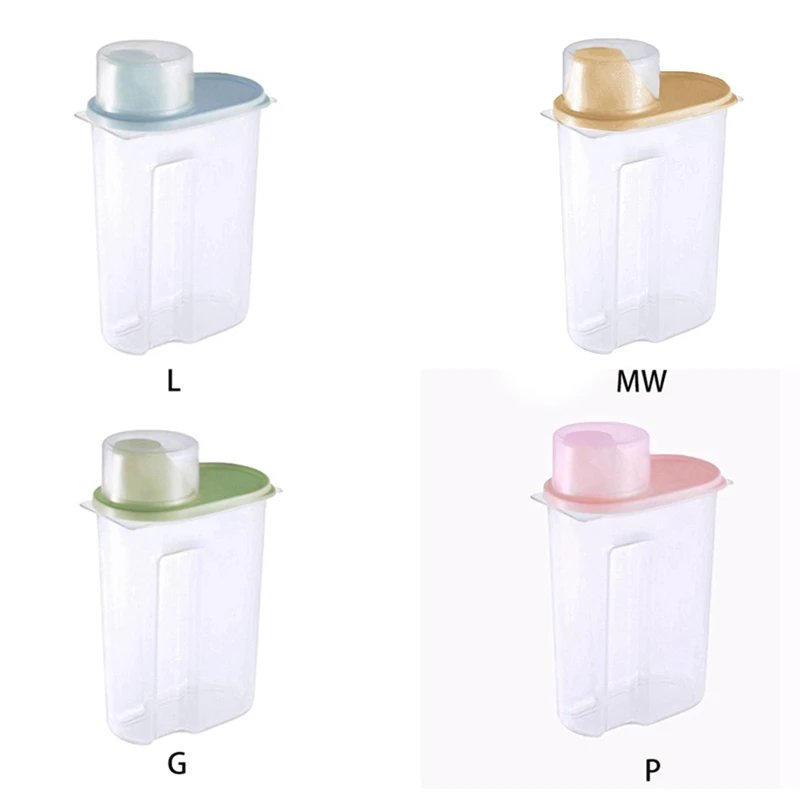 Description Picture 6 of itemPlastic Multifunctional Grain Dispenser Storage Box Kitchen Food Cereal Rice Container Dry Fruit Snack Storage Flour Storage Box