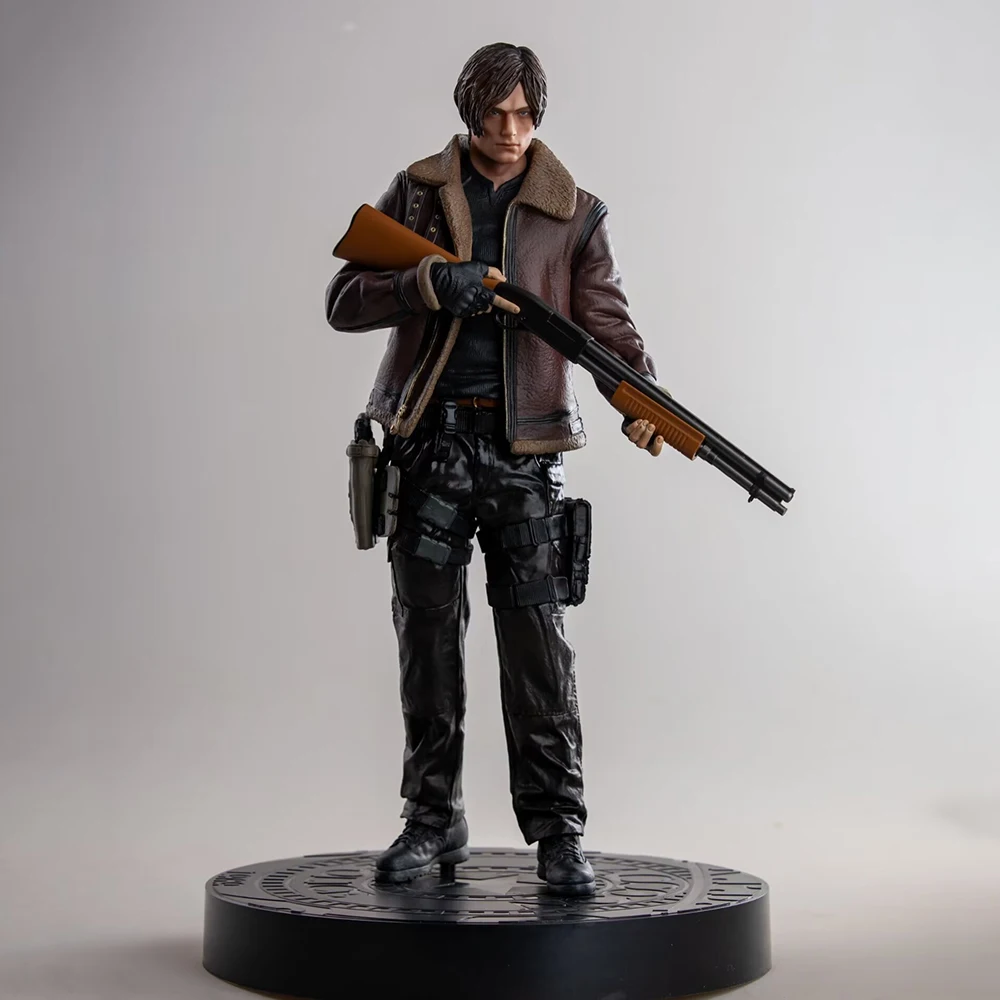 thumbnail image 1 of 33cm Resident Evil Leon S. Kennedy GK PVC Action Figure Biohazard Game Leon Anime Figure Statue Model Toys Collection Doll Gift, 1 of 5