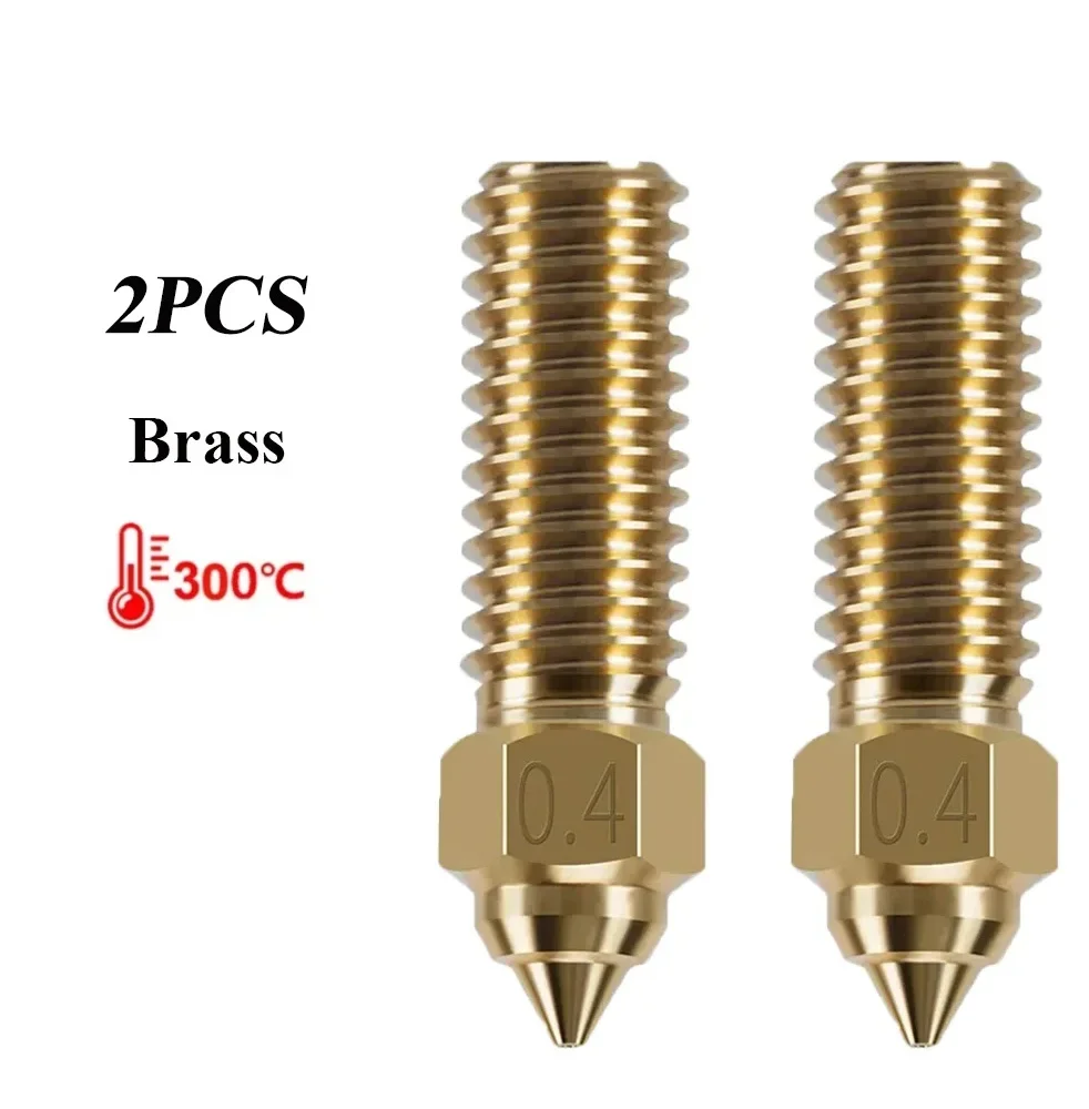 Premium Brass-Plated Copper Hard Steel 3D Printer Nozzles