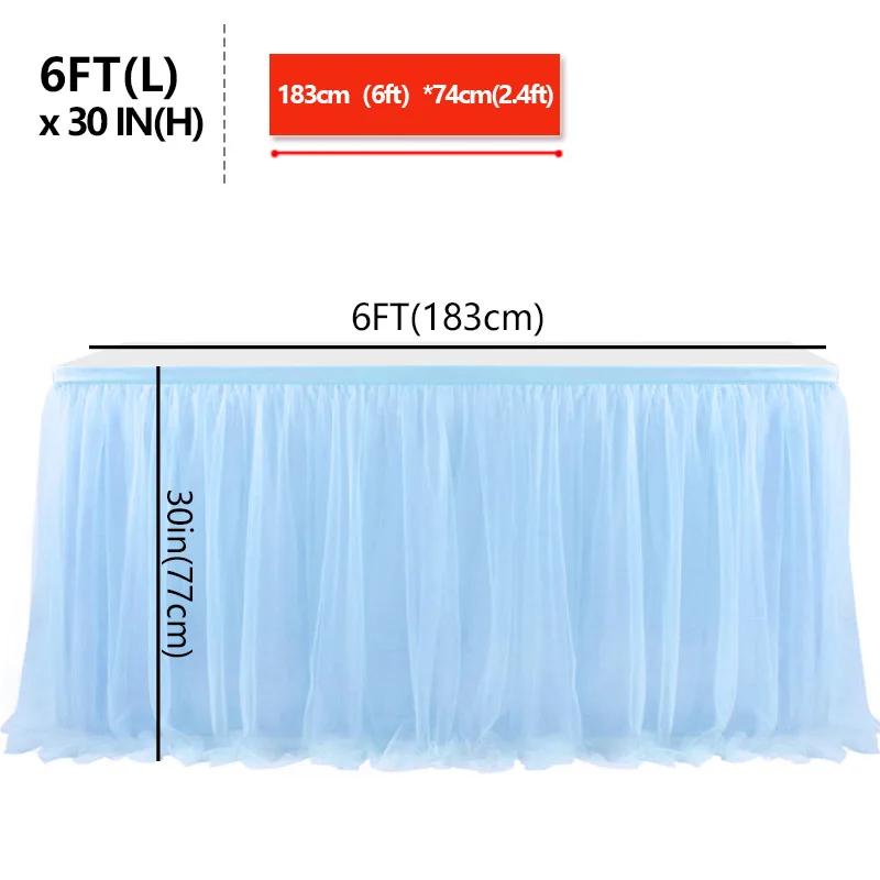 6FT blue